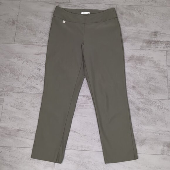 3/$20 SC&Co Pull On Ankle Pants Tummy Control Comfort 4 Way Stretch Size 10 - Picture 12 of 12